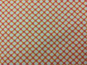 Fabric - Orange Tiles