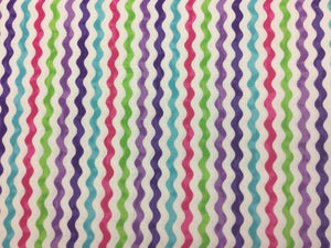 Fabric - Multi Coloured Rick Rack