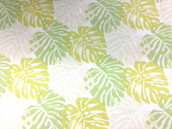 Fabric - Green Cheeseplant Leaves