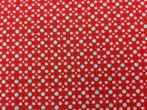 Fabric - Dit Dot Red