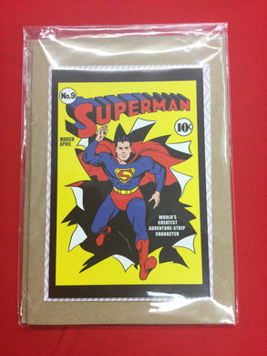 Superman - No.9 March April - DC Comics - Covers - Greeting Card