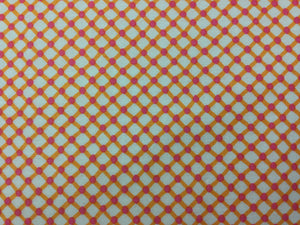 Fabric - Orange Tiles