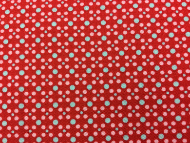 Fabric - Dit Dot Red