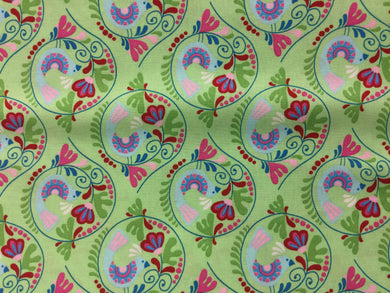 Fabric - Chirpy Lola Green