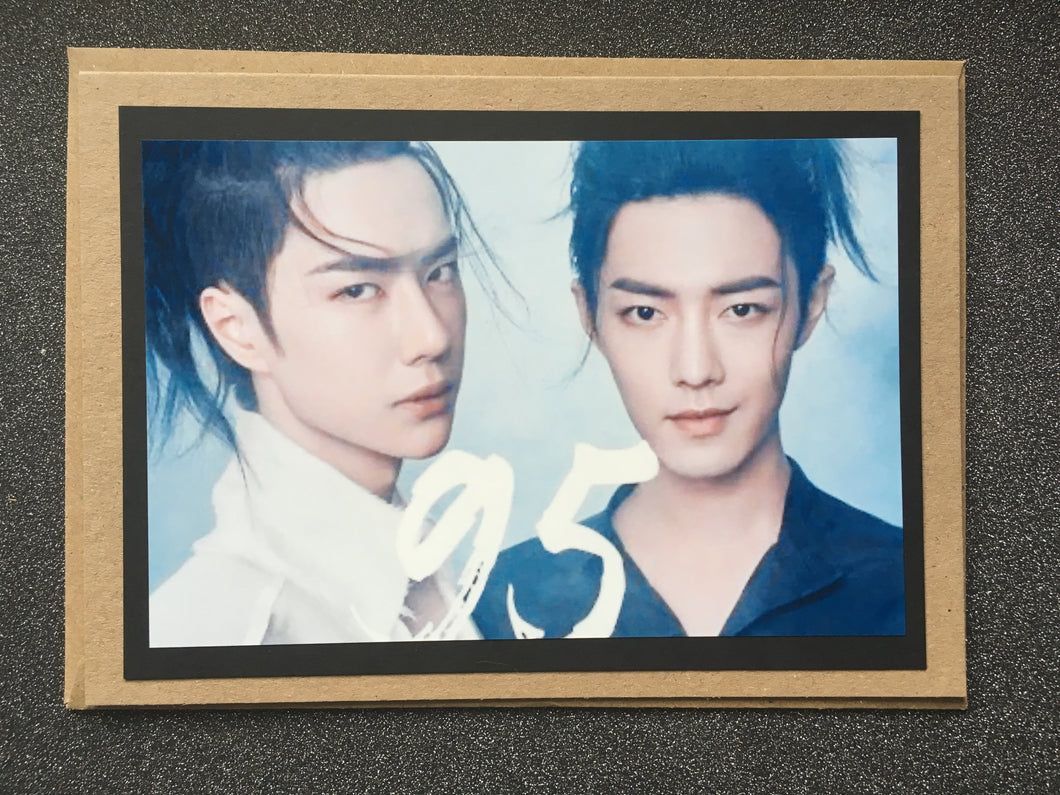 The Untamed (Mo Dao Zu Shi) Lead Actors Chinese Drama Greeting Card