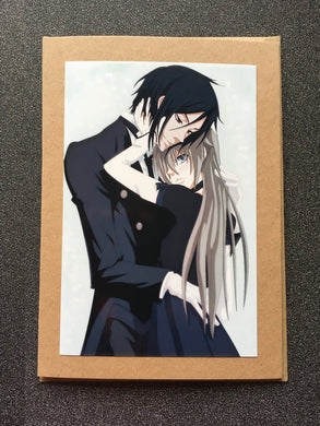 Black Butler - Ciel Phantomhive and Sebastian Michaelis - Greeting Card