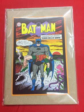 Batman - Robin Dies at Dawn - DC Comics - Covers - Greeting Card