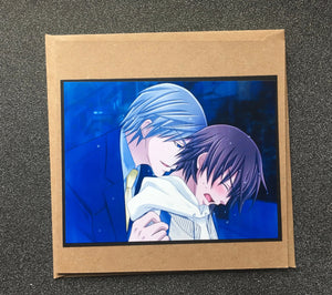 Junjou Romantica - Akihiko Usami and Misaki Takahashi - Interrupting Homework - Greeting Card