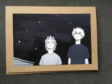 Load image into Gallery viewer, My Hero Academia - Eijirou Kirishima - Katsuki Bakugou - Night Sky - Greeting Card