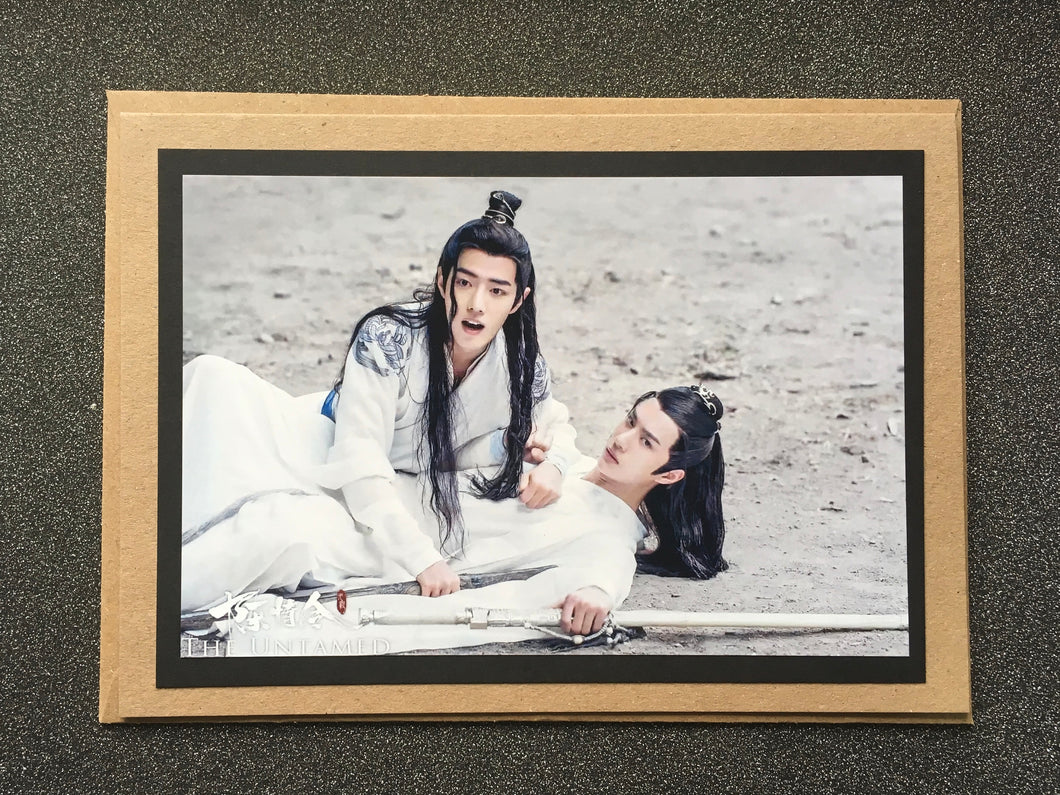 The Untamed -Together - Xiao Zhan - Wei Wu Xian / Wei Ying / Yiling Patriarch - Wang Yi Bo - Lan Wang Ji / Lan Zhan - Greeting Card