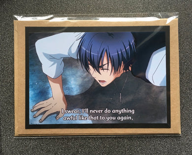 Love Stage - Ryouma Ichijou - Apology - Greeting Card