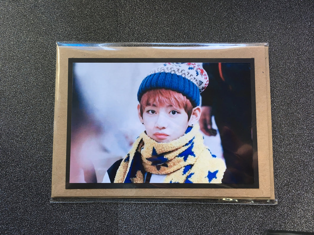 BTS - V - Tae - Kim Tae Hyung - Winter Clothes - Greeting Card etc