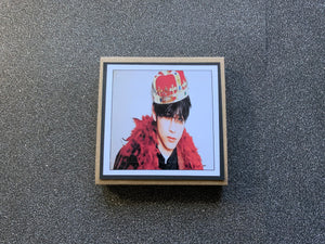 BTS - V - Tae - Kim Tae Hyung - Crown and Red Feather Boa - Greeting Card etc
