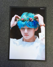Load image into Gallery viewer, BTS - V - Tae - Kim Tae Hyung - Blue Hair - Flowers - Greeting Card etc