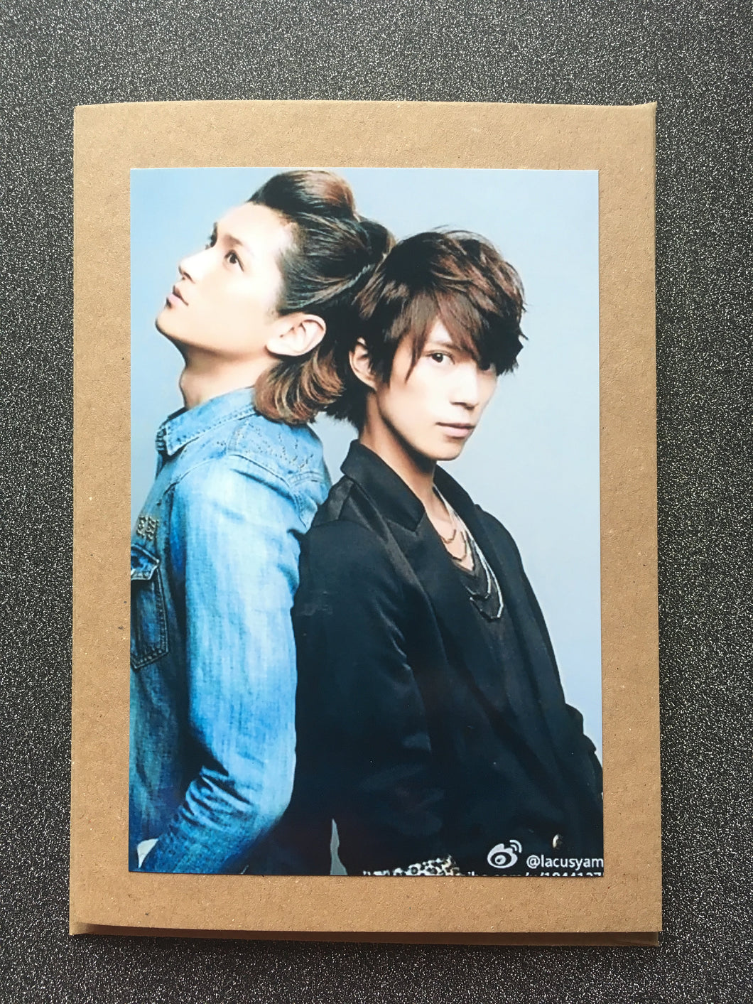 DaiMao - Daisuke Watanabe and Kyousuke Hamao - Back to Back - Greeting Card