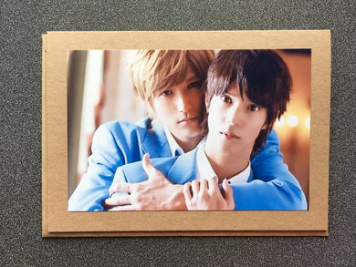 DaiMao - Takumi Kun Series - Hayama Takumi and Saki Giichi - Watanabe Daisuke and Hamao Kyousuke - Greeting Card