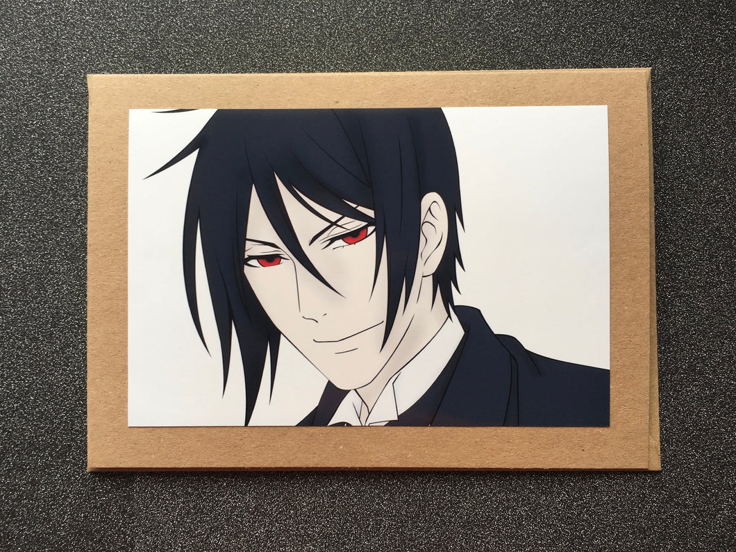 Black Butler - Sebastian Michaelis - Greeting Card etc