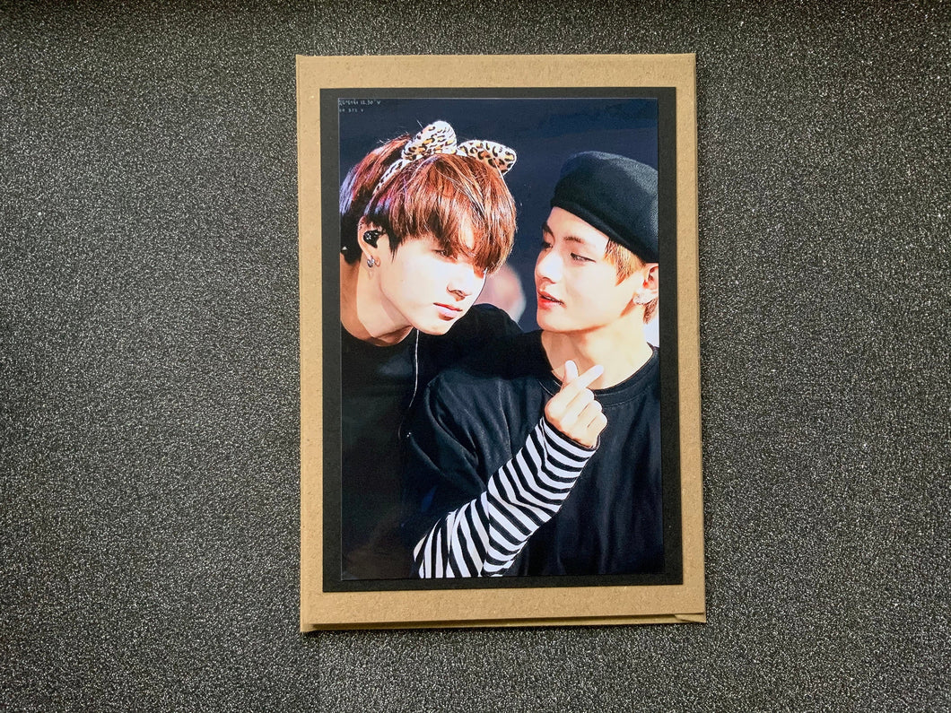 BTS - Tae Kook - Junkook - Taehyung - Greeting Card