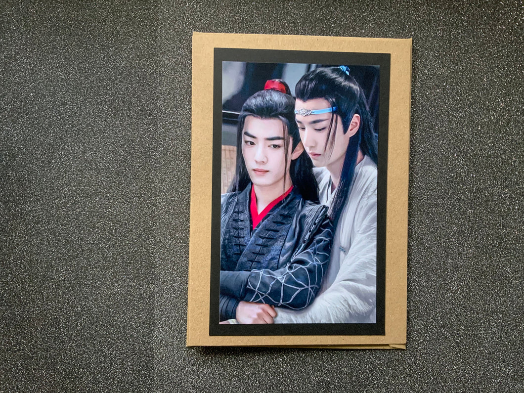 The Untamed - Xiao Zhan - Wei Wu Xian / Wei Ying / Mo Xuan Yu / Yiling Patriarch - Wang Yi Bo - Lan Wang Ji / Lan Zhan - Greeting Card