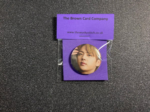 BTS - Jin - Kim Seok Jin - Smart in Black - Chunky Pinky Finger Ring - Greeting Card etc