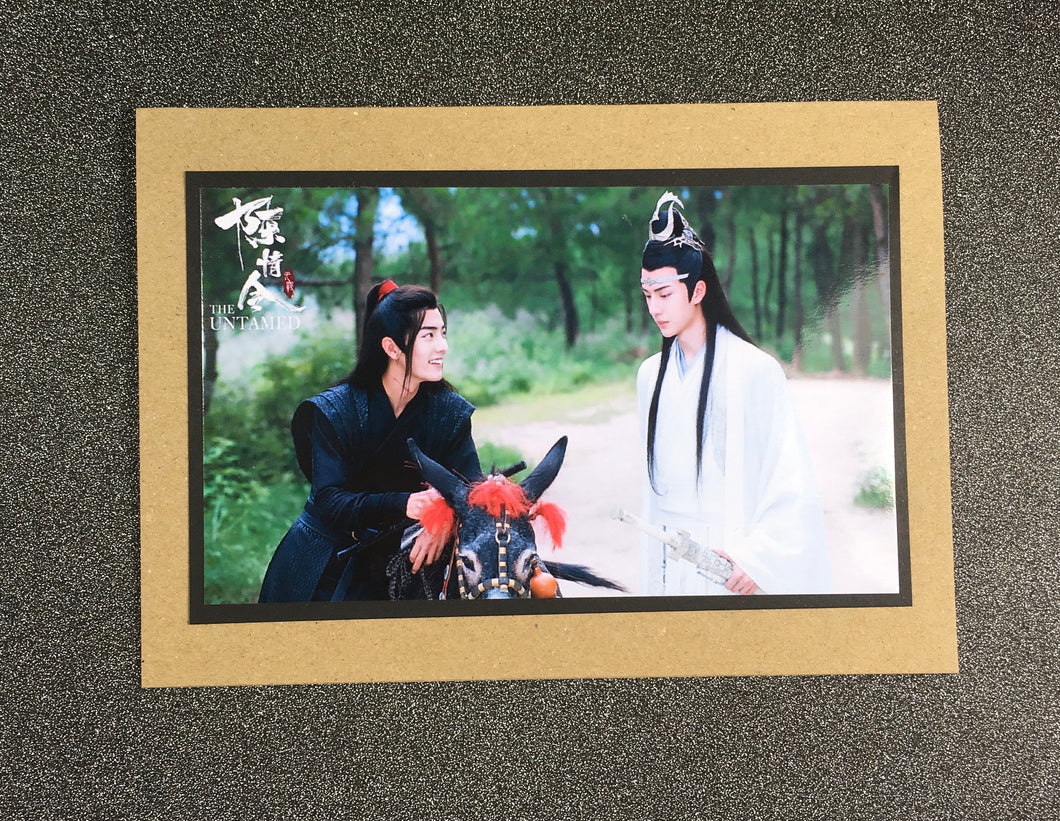 The Untamed - Lil Apple - Xiao Zhan - Wei Wu Xian / Wei Ying / Yiling Patriarch - Wang Yi Bo - Lan Wang Ji / Lan Zhan - Greeting Card