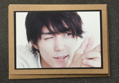 Mao Kun - Kyousuke Hamao - Close Up -  Greeting Card