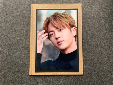 BTS - Jin - Kim Seok Jin - Smart in Black - Chunky Pinky Finger Ring - Greeting Card etc