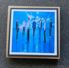 Load image into Gallery viewer, BTS - RM - Tae - JK - Jin - Jimin - Suga - J-Hope - Blue Background - Group Picture - Greeting Card etc