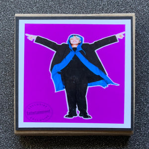 BTS - V - Tae - Kim Tae Hyung - Purple Background - Beret - Greeting Card etc