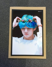 Load image into Gallery viewer, BTS - V - Tae - Kim Tae Hyung - Blue Hair - Flowers - Greeting Card etc