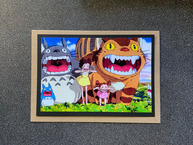 Studio Ghibli - Totoro - Cat Bus - Greeting Card etc