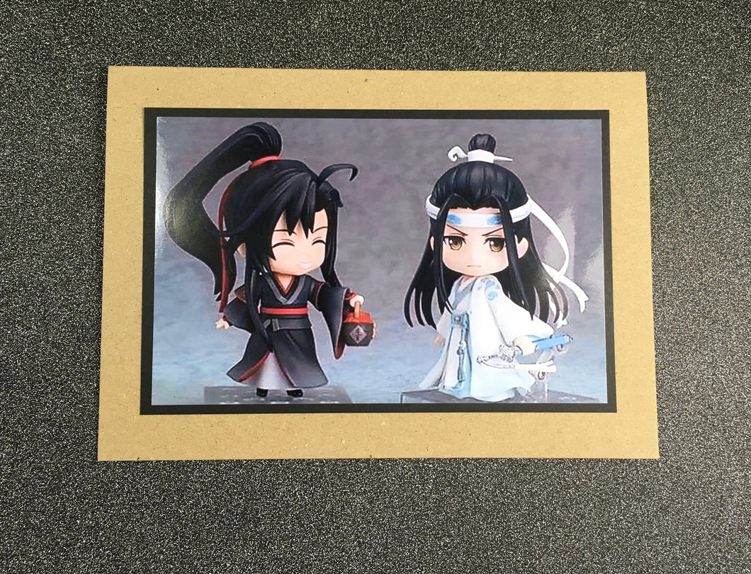 The Untamed - Mo Dao Zu Shi - Xiao Zhan - Wei Wu Xian / Wei Ying / Yiling Patriarch - Wang Yi Bo - Lan Wang Ji / Lan Zhan - Greeting Card