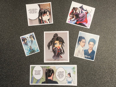 Sticker Pack 3 - The Untamed - Mo Dao Zu Shi - Wei Wu Xian / Wei Ying / Yiling Patriarch - Lan Wang Ji / Lan Zhan