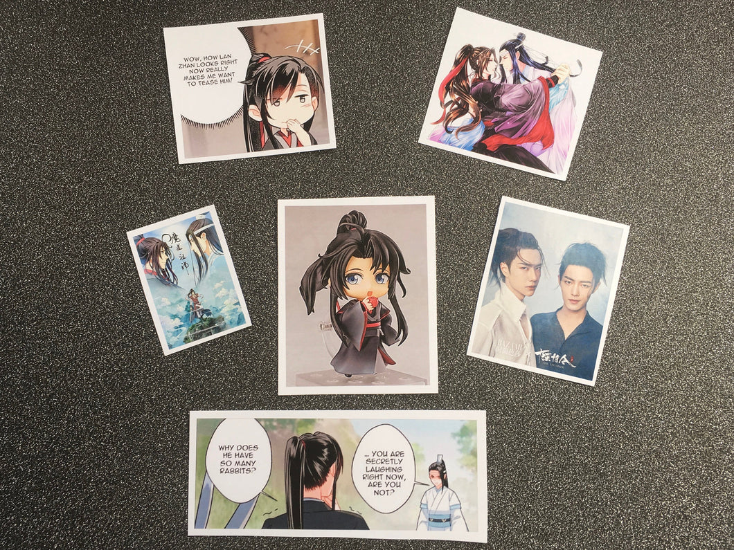 Sticker Pack 3 - The Untamed - Mo Dao Zu Shi - Wei Wu Xian / Wei Ying / Yiling Patriarch - Lan Wang Ji / Lan Zhan