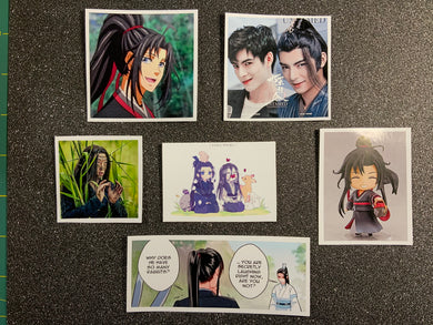 Sticker Pack 4 - The Untamed - Mo Dao Zu Shi - Wei Wu Xian / Wei Ying / Yiling Patriarch - Lan Wang Ji / Lan Zhan